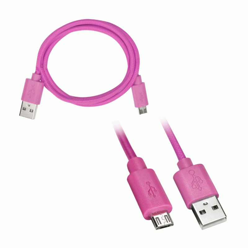 AXMROBPK | 3' Replacement Micro B Cables - Pink